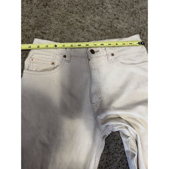 LEVI’S Vintage Relaxed Straight Cream Light Wash Jeans Sz 29x30 Y2k 90’s READ - Picture 8 of 10